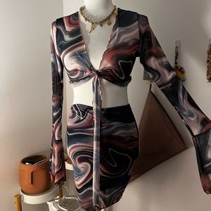 Skirt set Summer from BLACK BEAD